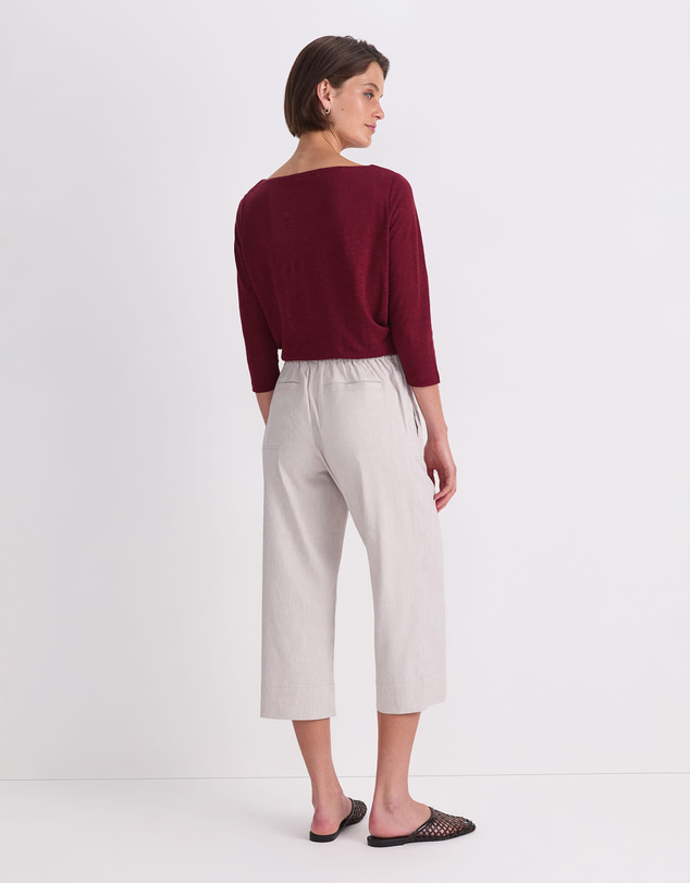 Sportscraft - Rosa Crop Linen Pant