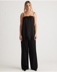 Decjuba - Laine Square Neck Lace Top
