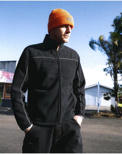 Billabong - Mens Spec 73 Polar 1/4 Zip Mock Neck Fleece Top