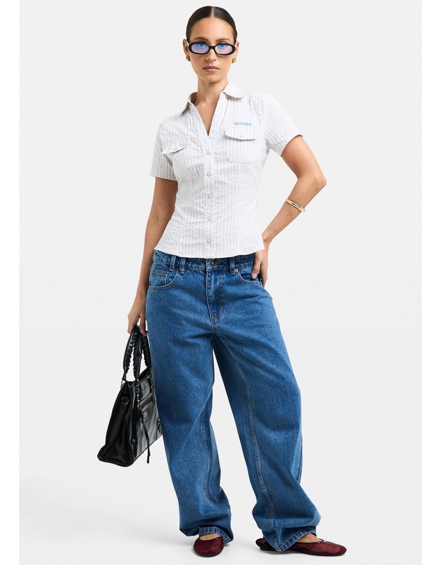 Insight - Blake Stripe Popper Shirt