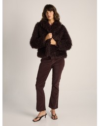 Fate + Becker - Wynn Cropped Fur Jacket
