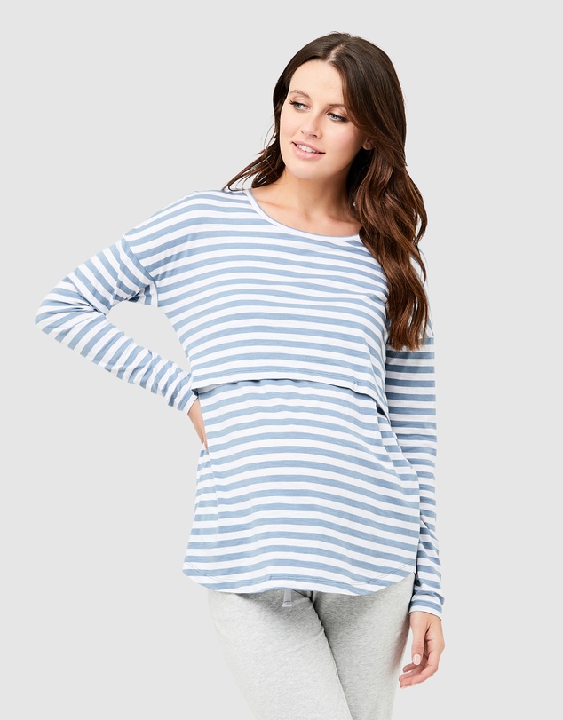 Ripe Maternity - Lionel Long Sleeve Nursing Tee