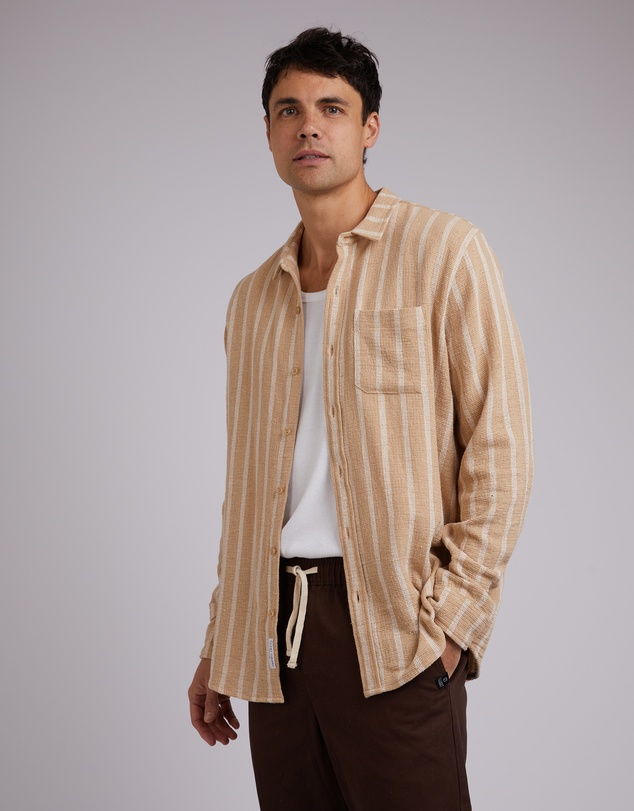 Silent Theory - Coen Stripe Ls Shirt