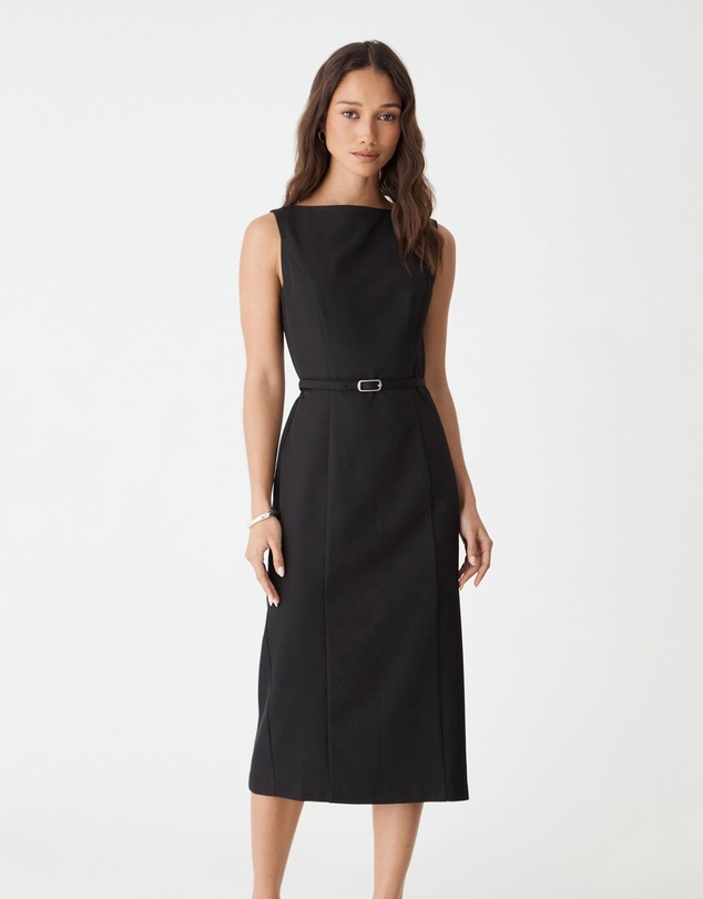 Forcast - Mila Pencil Midi Dress