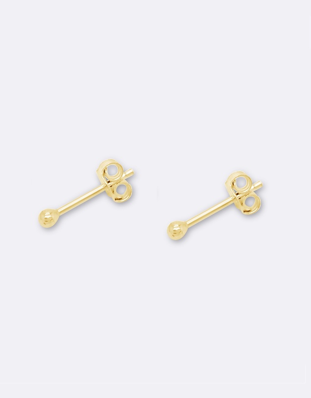 Ichu - Tiny Gold Ball Studs