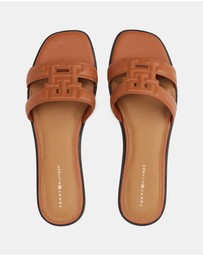 Tommy Hilfiger - Logo Strap Mules - Women's
