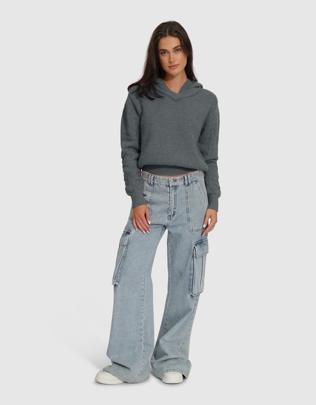 Belle & Bloom - On the Run Knitted Hoodie