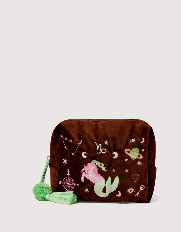 The Somewhere Co - Capricorn Astrology Cosmetic Case