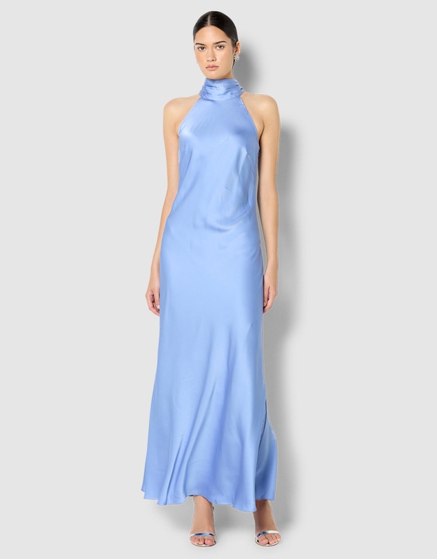 Montique - Azalea Satin Maxi Dress