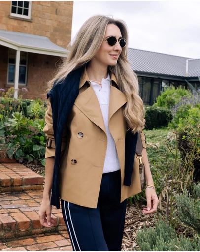 Sportscraft - Audrey Crop Trench