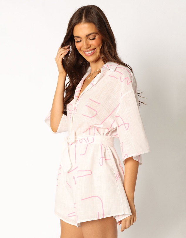 Petal & Pup - Kellie Playsuit - White