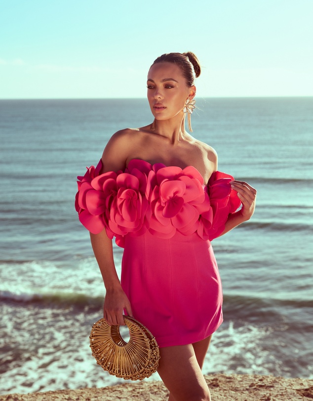 CATHERINE FERRARO - Daphne Off Shoulder Mini Dress