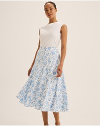 Review - Charlotte Floral Midi Skirt