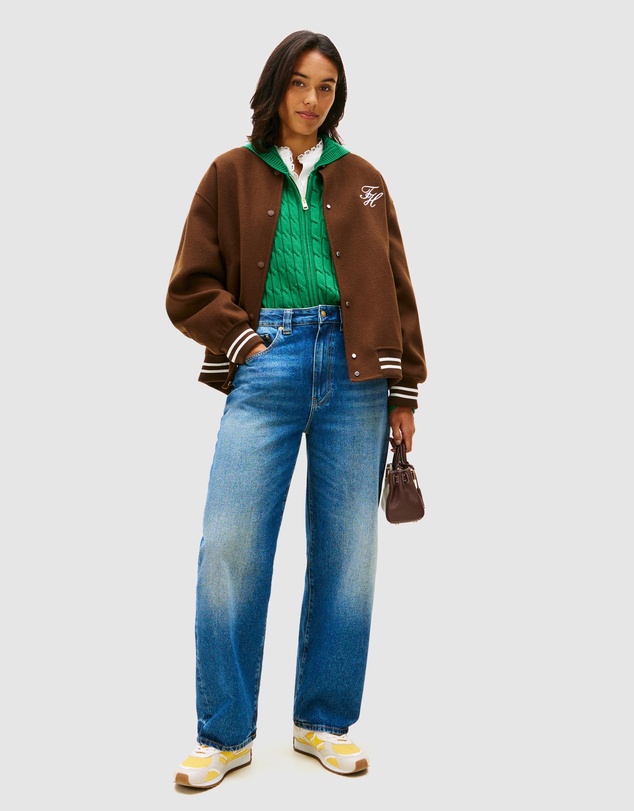 Tommy Hilfiger - Mid Rise Tapered Barrel Leg Jeans