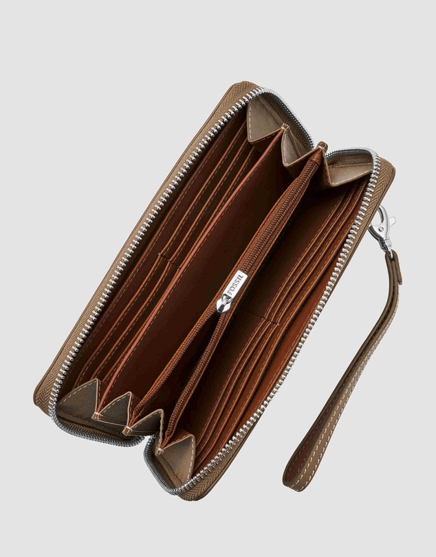 Fossil - Lennox Grey Clutch