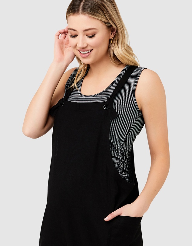 Ripe Maternity - Poppy Linen Jumpsuit