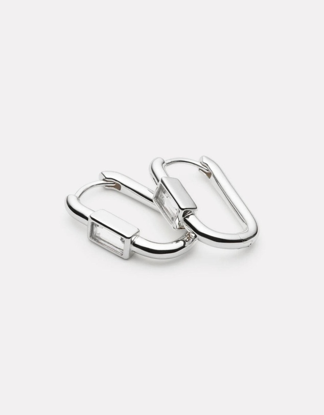 Najo - Skye Silver Cubic Zirconia Earring