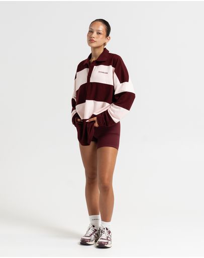 Burgundy/Candy Pink