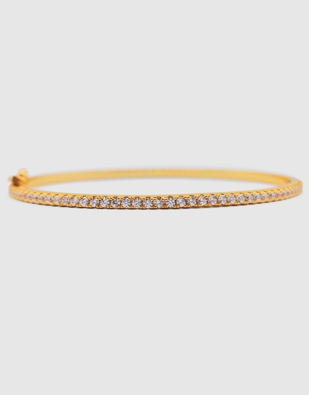 Izoa - Emily Cubic Zirconia Tennis Bangle