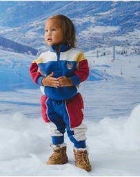 Huxbaby - Colour Block 1/4 Zip Sweat - ICONIC EXCLUSIVE - Babies-Kids
