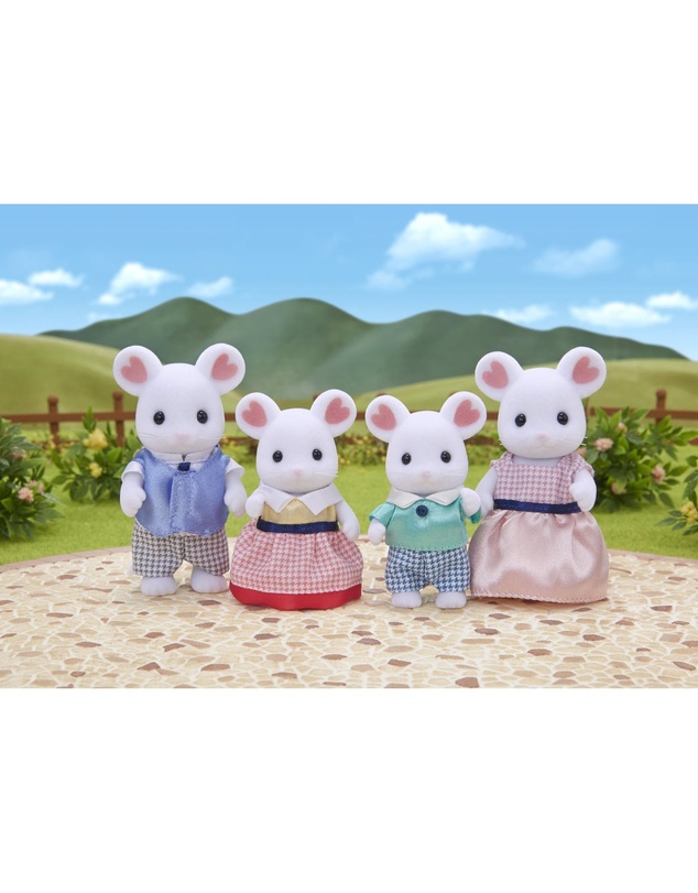 Sylvanian Families - Marshmallow Mouse Family