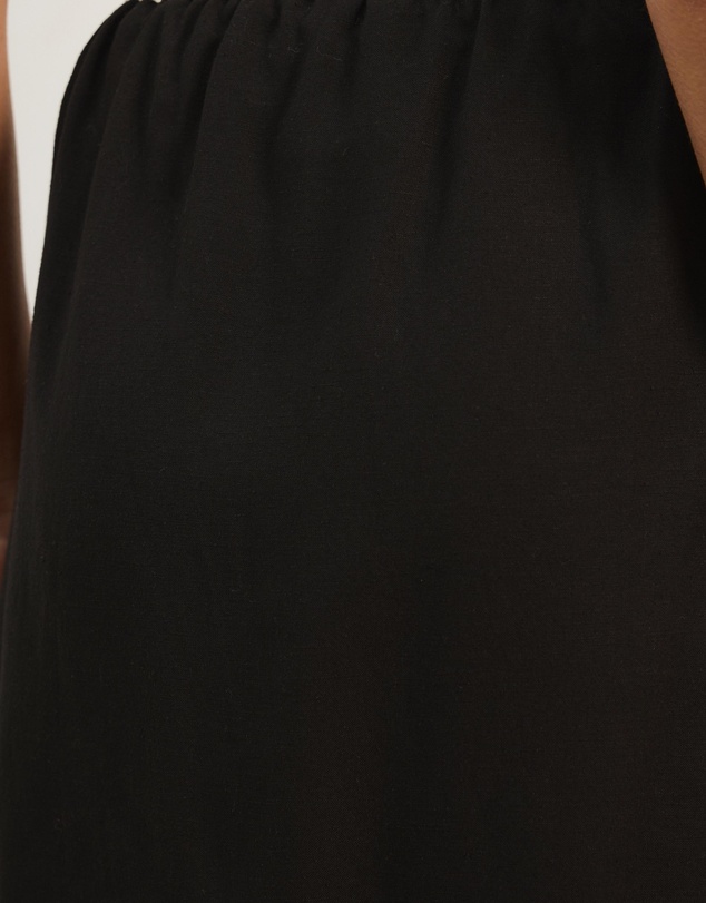 Atmos&Here - Jade Linen Blend Contrast Mini Skirt
