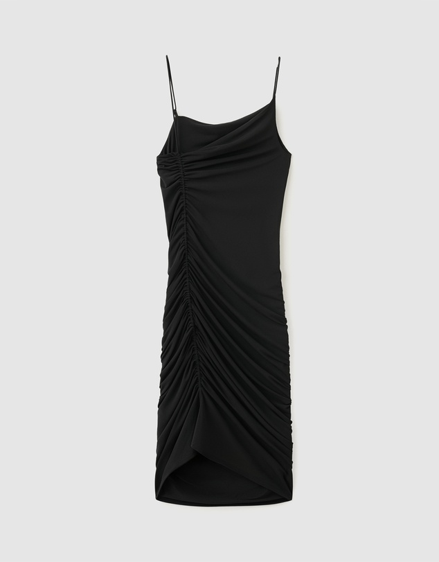 M.N.G - Asymmetrical Pleated Dress