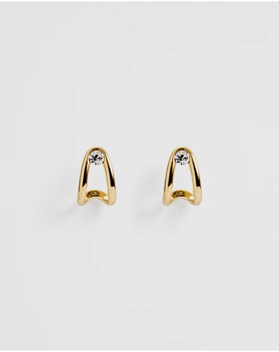 Country Road - Zoey Crystal Huggie Earring