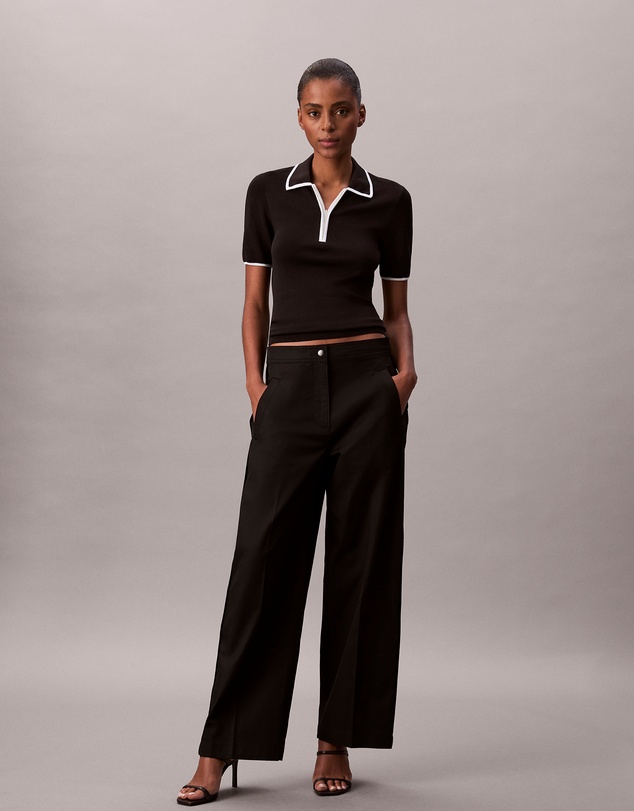 Calvin Klein Jeans - Cotton Twill Logo Tape Pants