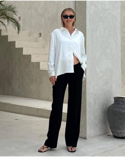 Soon Maternity - Classic Silky Shirt