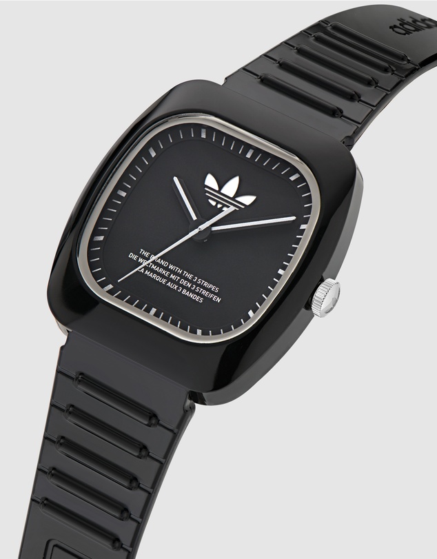 adidas Originals - Retro Wave Two 37mm Black Bio-Resin Watch