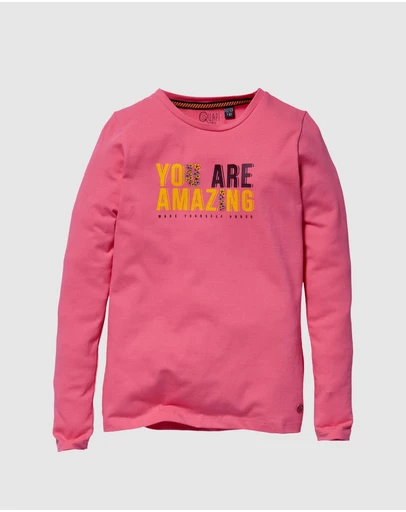 Quapi - Karly Long Sleeve Tee - Kids-Teens