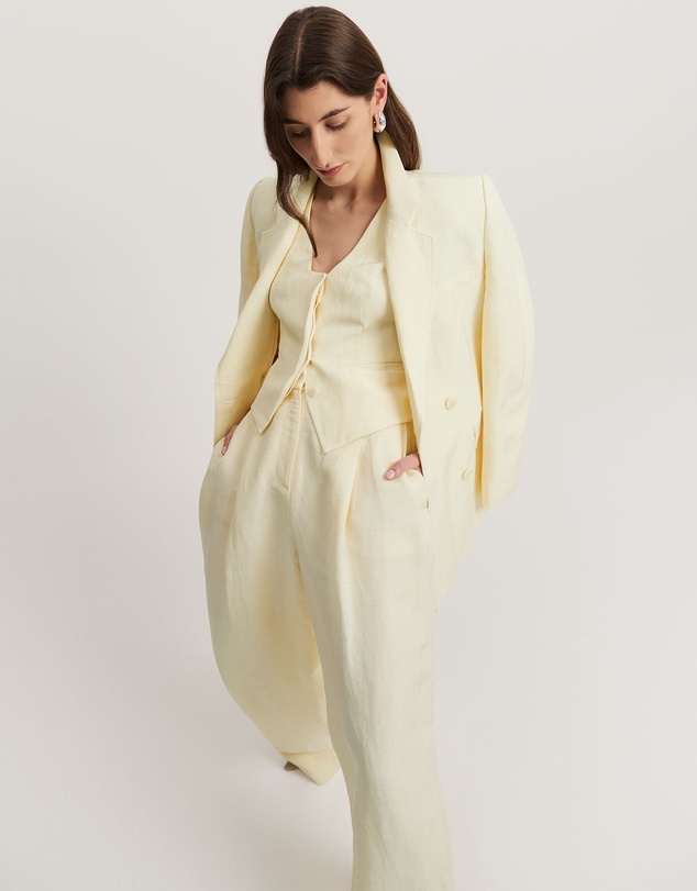 Country Road - Textured Pleat Pant