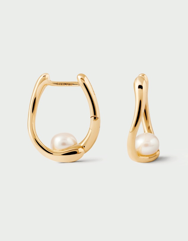 PDPAOLA - Pearl Aura Hoops