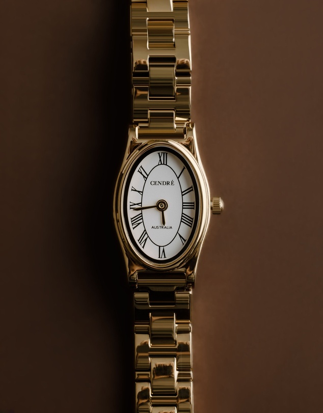CENDRE - Emmeline Watch | White | 18k Gold