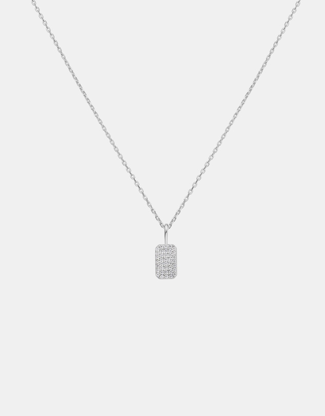 Ania Haie - Silver Pave Pendant Necklace