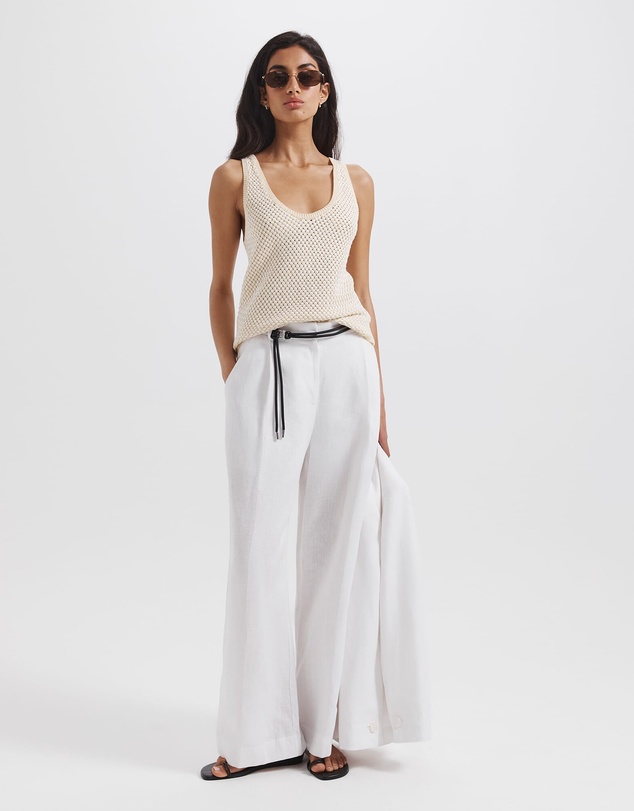 SABA - Dalia Woven Knit Tank