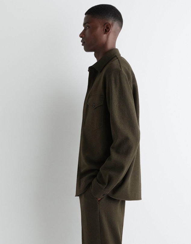 COS - Relaxed Boiled-Wool Overshirt