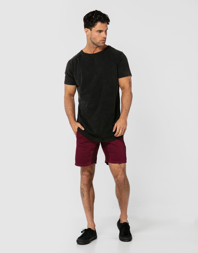 ONEBYONE - Hudson Maroon Shorts