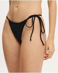 Cotton On Body - Side Tie Gathered Brazilian Bikini Bottom