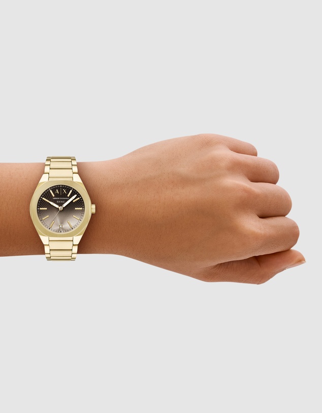 Armani Exchange - Gold Tone Analogue Watch