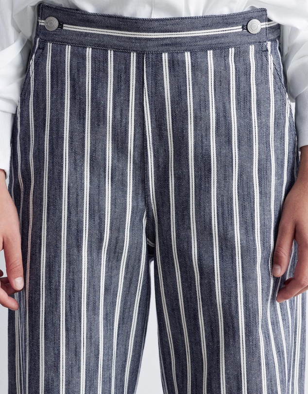 & Other Stories - Striped Cotton Trousers