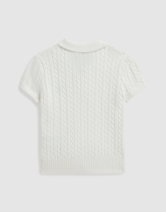 Polo Ralph Lauren - Mini-Cable Cotton Polo Sweater - Babies-Kids