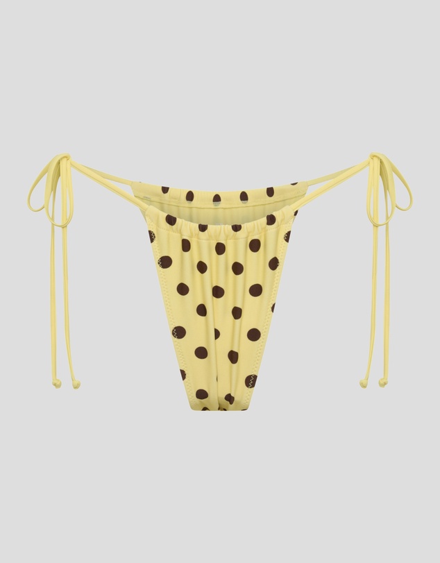 Vacay Swimwear - Rio Bottom Yellow Polka