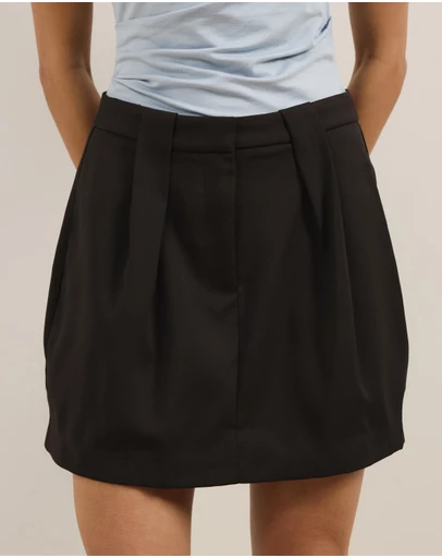 Atmos&Here - Noa Mini Skirt With Pleat Detail