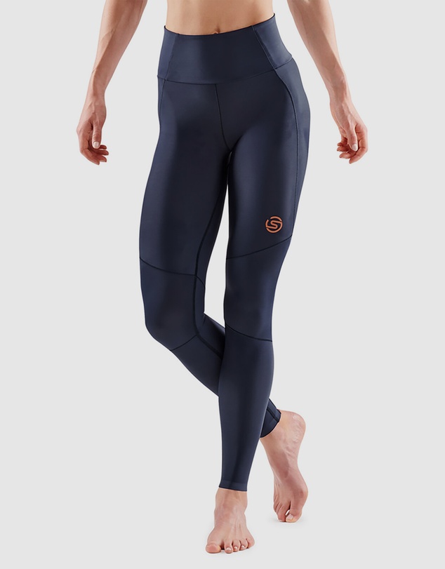 SKINS - SKINS Compression Women's Series-5 Activewear Long Tights Skyscraper Navy