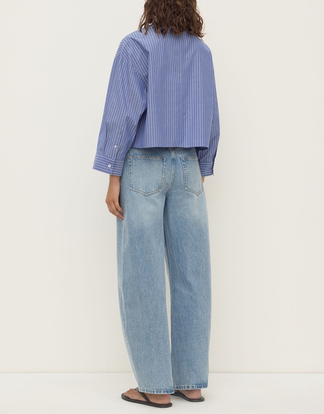 Assembly Label - Anais Stripe Cropped Shirt