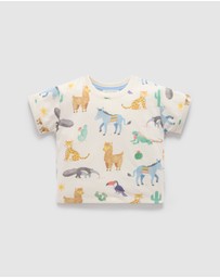 Purebaby - Animal Fiesta Relaxed Tee -Kids-Babies