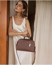 VESTIRSI - Vera Mahogany Medium Bowler Bag