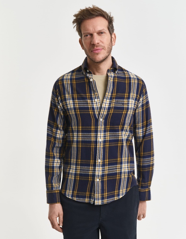 Gant - Regular Fit Windblown Flannel Check Shirt